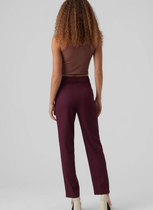 Pantalon chino roșu VERO MODA femeie