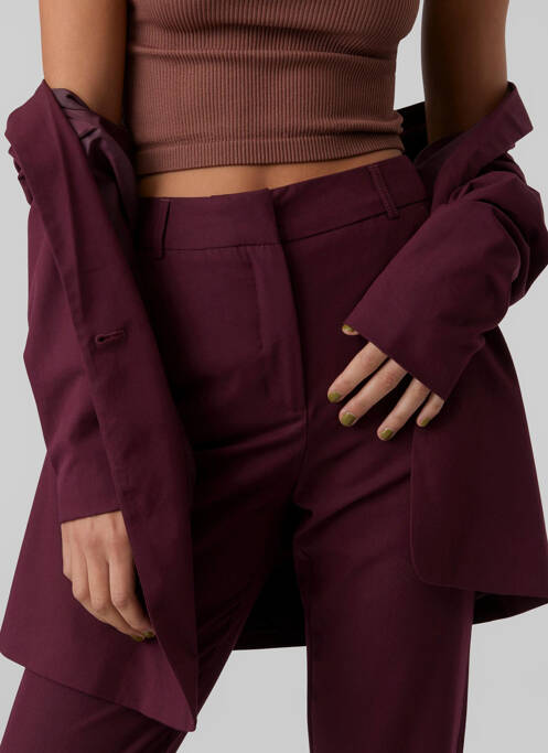 Pantalon chino roșu VERO MODA femeie