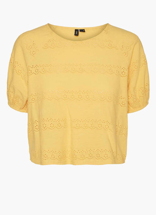 Tricou galben VERO MODA femeie