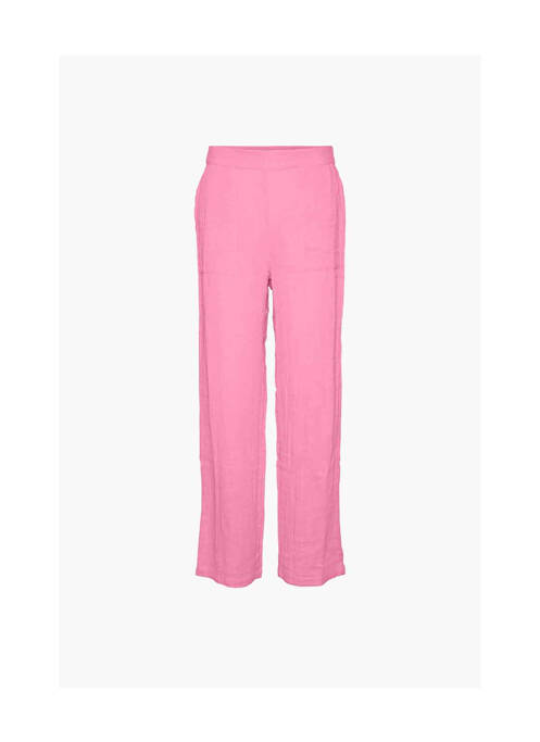 Pantalon drept roz VERO MODA femeie