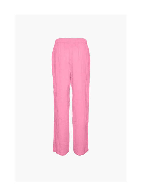 Pantalon drept roz VERO MODA femeie