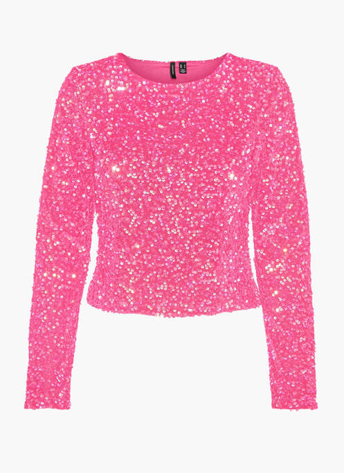 Tricou roz VERO MODA femeie