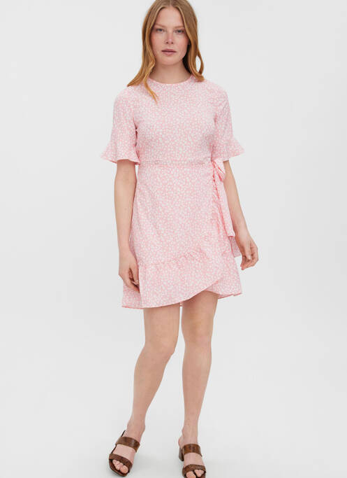Rochie scurtă roz VERO MODA femeie