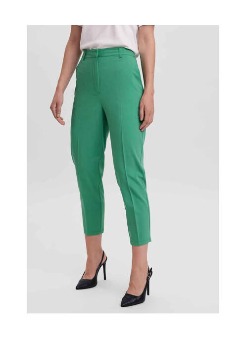 Pantalon slim verde VERO MODA femeie