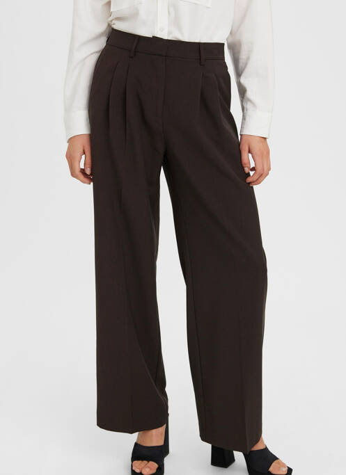 Pantalon chino maro VERO MODA femeie
