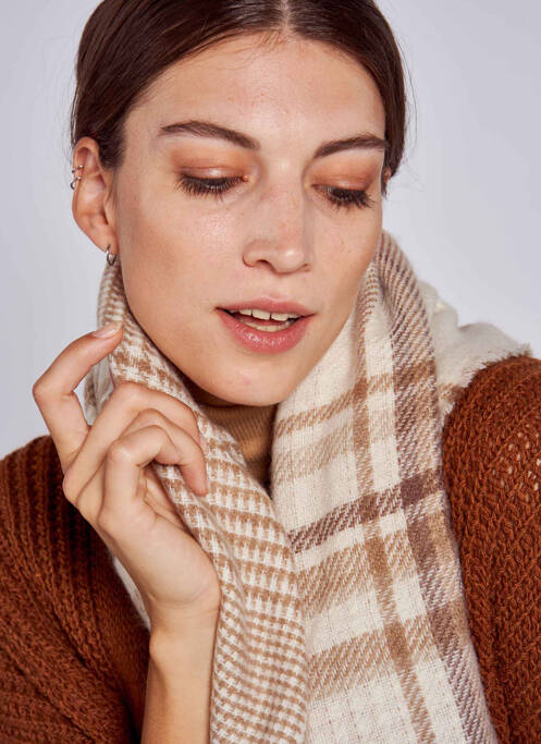 Eșarfă bej TOM TAILOR femeie