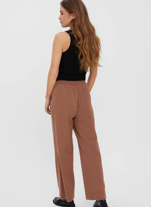 Pantalon drept maro VERO MODA femeie