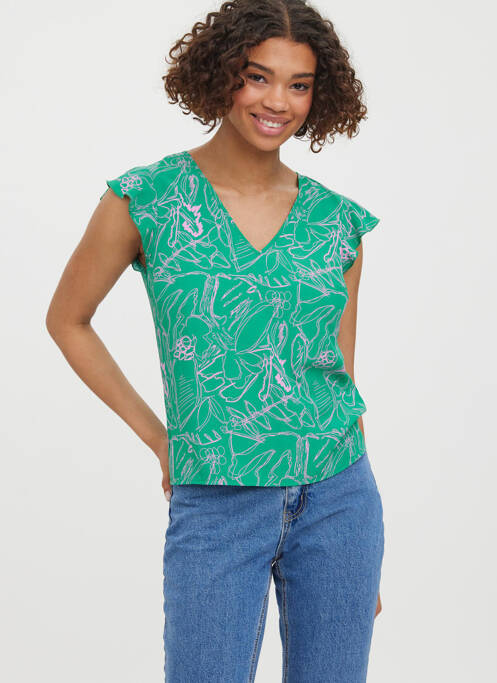 Cămașă verde VERO MODA femeie