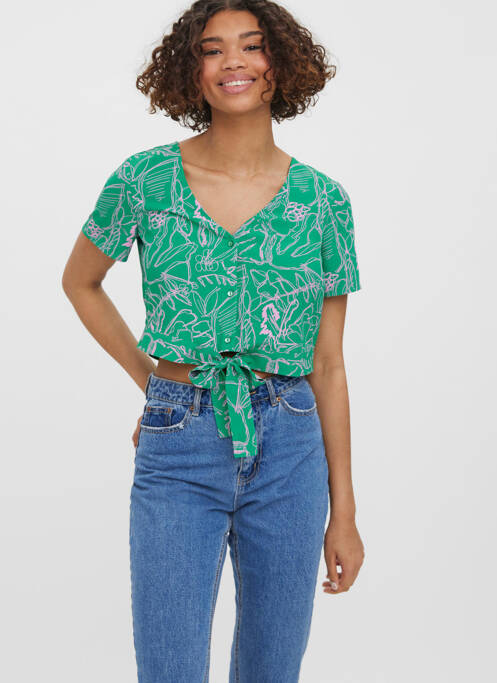 Cămașă verde VERO MODA femeie