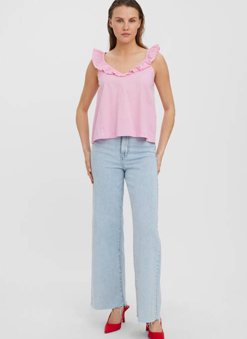 Cămașă roz VERO MODA femeie