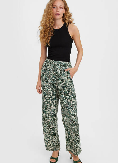 Pantalon larg gri VERO MODA femeie