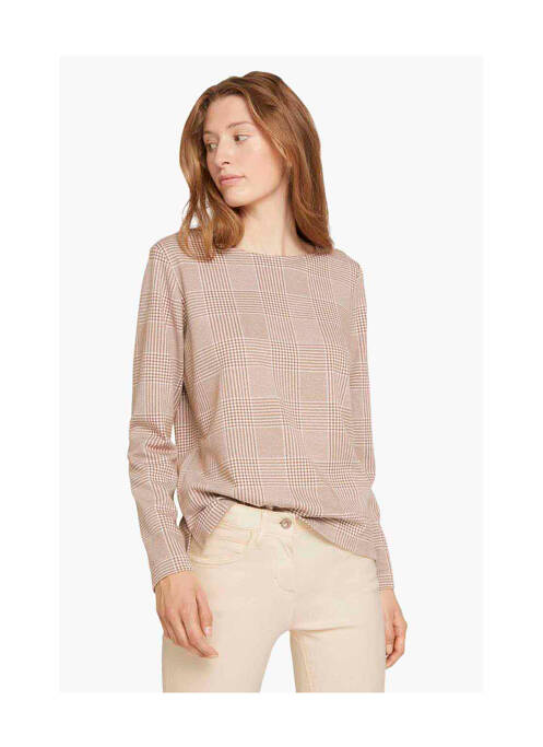 Tricou bej TOM TAILOR femeie