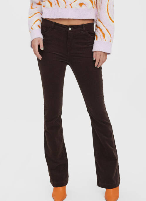 Pantalon evazat maro VERO MODA femeie