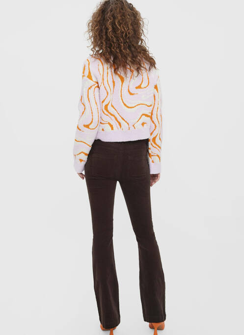 Pantalon evazat maro VERO MODA femeie