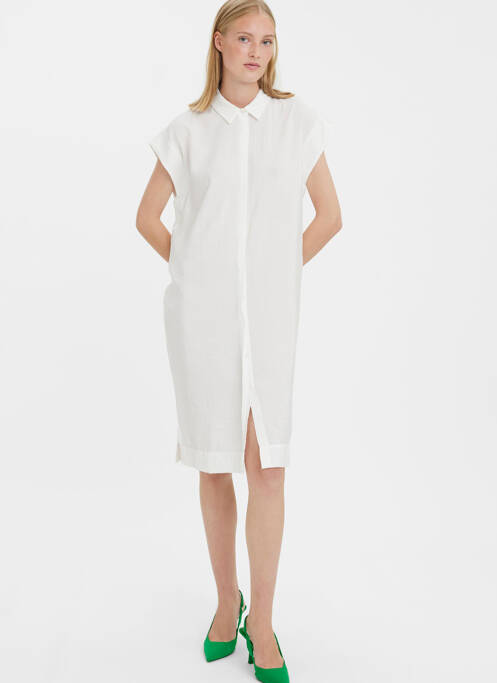 Rochie midi alb VERO MODA femeie
