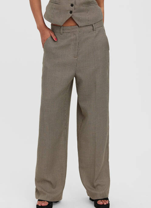 Pantalon chino maro VERO MODA femeie