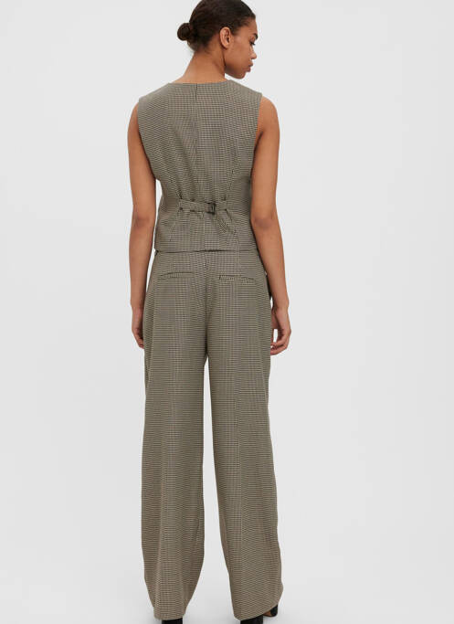 Pantalon chino maro VERO MODA femeie