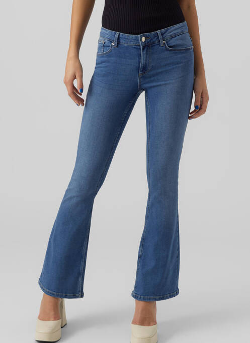 Blugi cu croială evazată albastru VERO MODA femeie