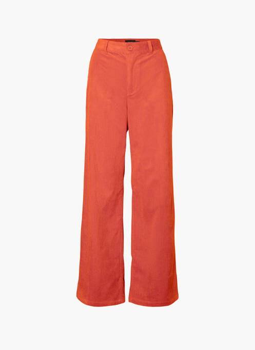 Pantalon larg roșu VERO MODA femeie