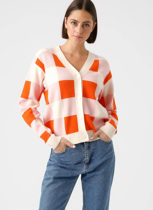 Vestă cu mâneci lungi portocaliu VERO MODA femeie