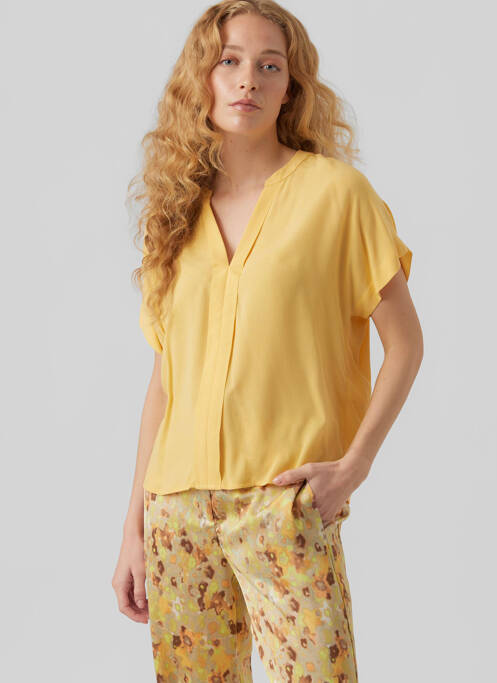 Cămașă galben VERO MODA femeie