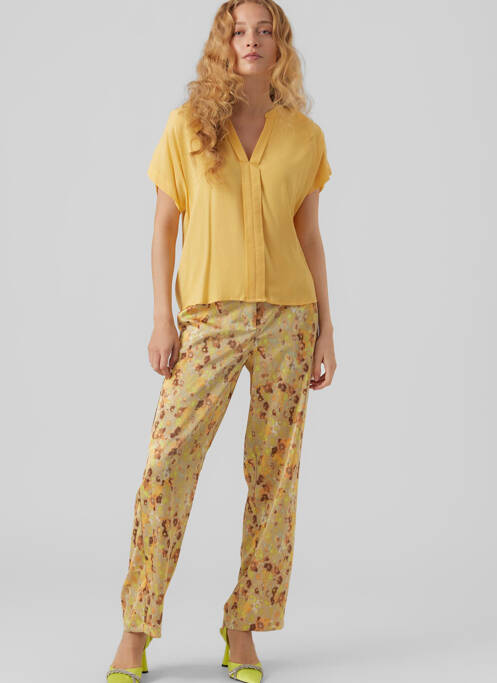 Cămașă galben VERO MODA femeie