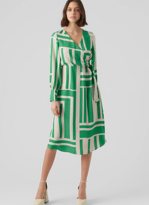 Rochie lungă verde VERO MODA femeie