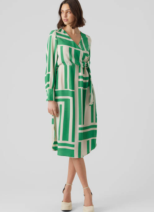 Rochie lungă verde VERO MODA femeie