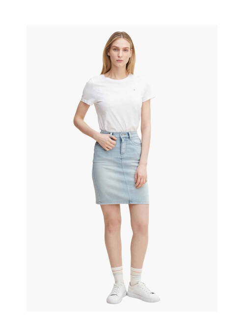 Fustă scurtă albastru TOM TAILOR femeie