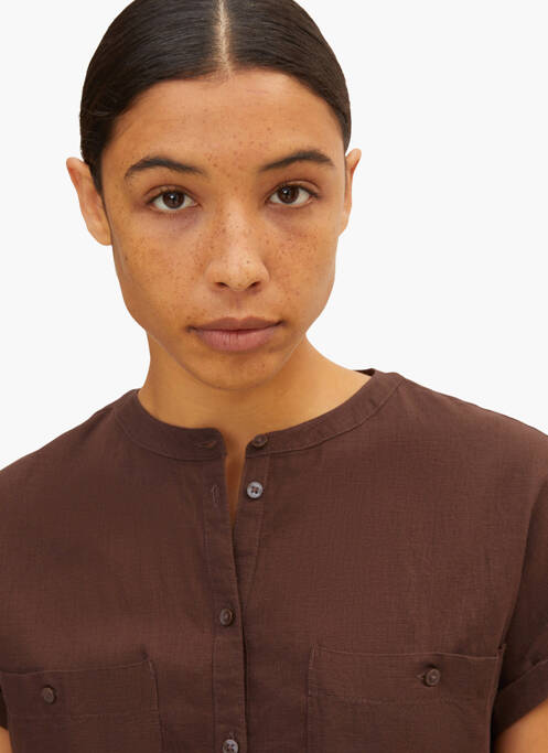 Cămașă maro TOM TAILOR femeie