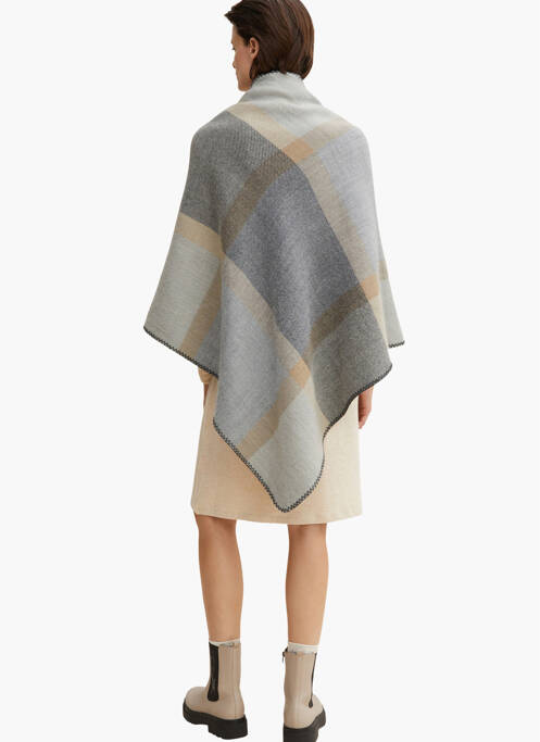 Eșarfă gri TOM TAILOR femeie