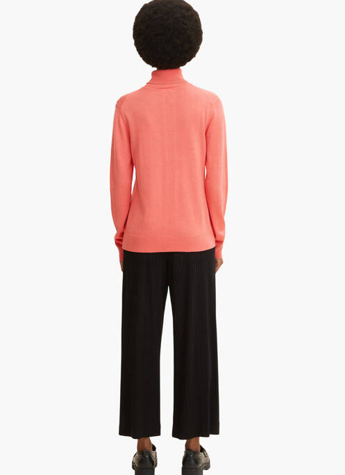 Pulover cu guler înalt roz TOM TAILOR femeie