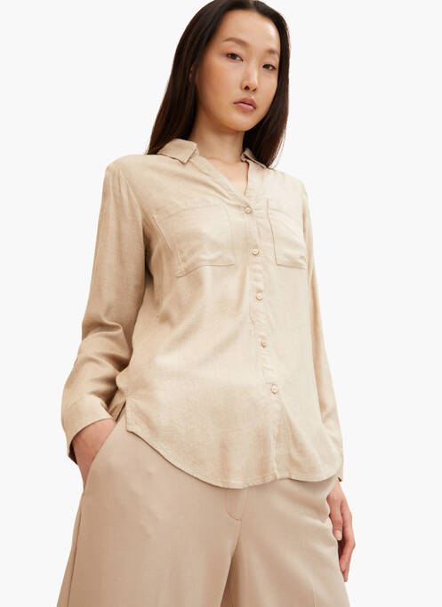 Cămașă bej TOM TAILOR femeie