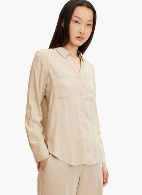 Cămașă bej TOM TAILOR femeie