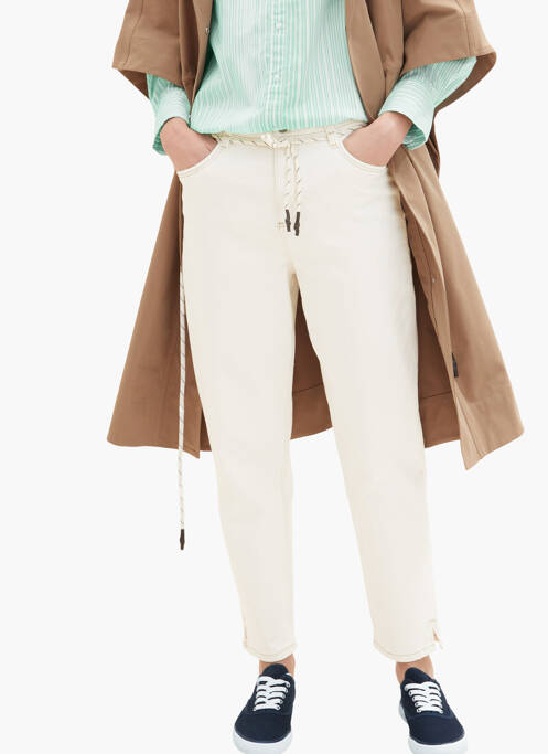 Pantalon chino bej TOM TAILOR femeie