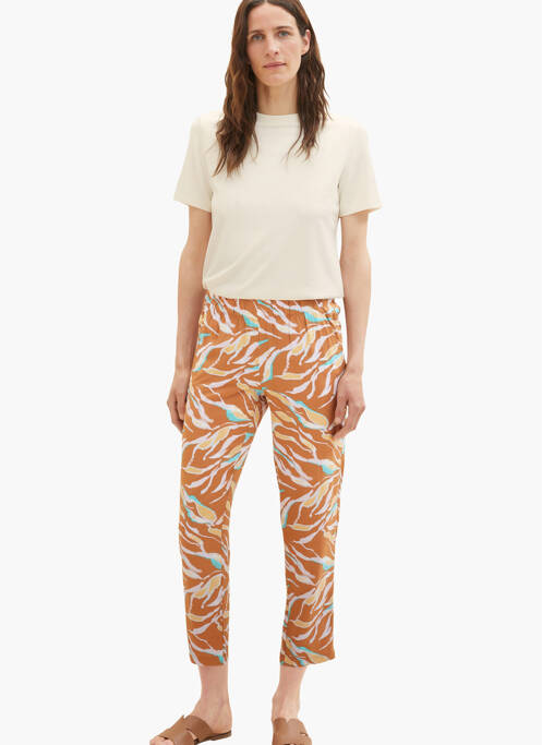 Pantalon chino maro TOM TAILOR femeie