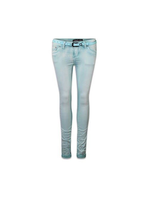 Pantalon slim verde MADONNA femeie
