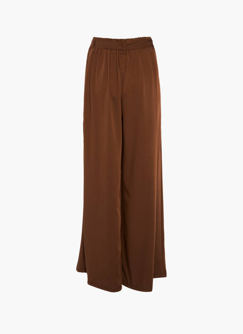 Pantalon evazat bej TERRA DI SIENA femeie