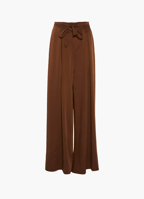 Pantalon evazat bej TERRA DI SIENA femeie