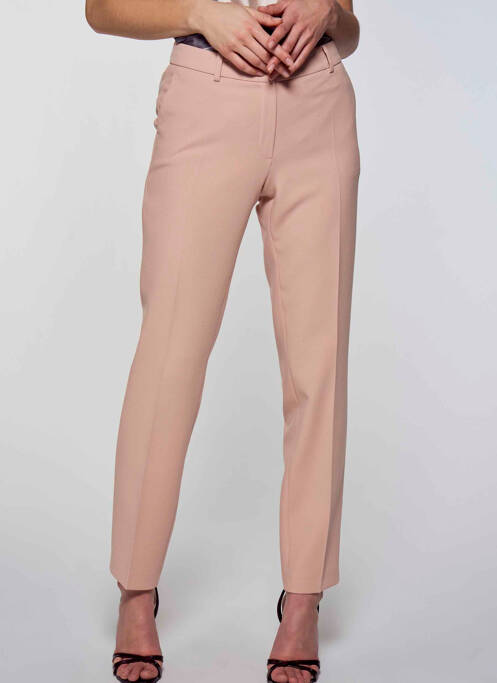 Pantalon slim roz MORE & MORE femeie