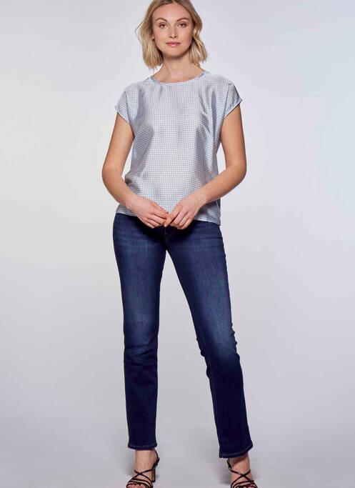 Top albastru MORE & MORE femeie