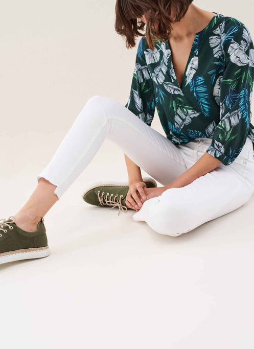 Blugi cu croială slim alb SALSA femeie