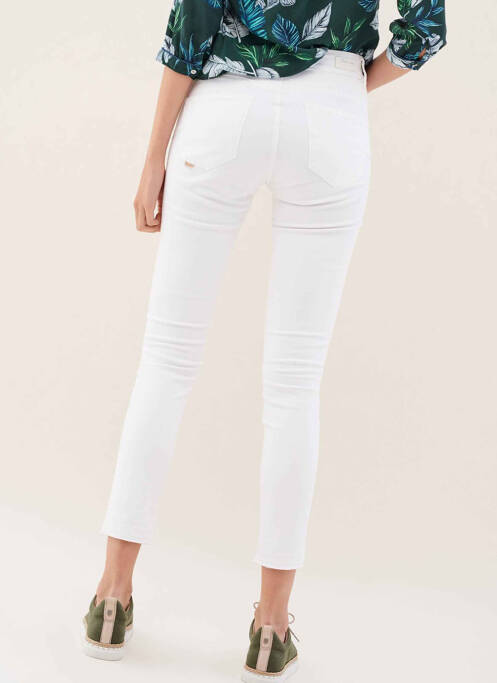 Blugi cu croială slim alb SALSA femeie