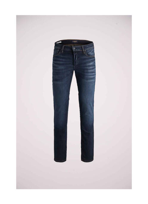 Blugi cu croială slim albastru JACK & JONES bărbat