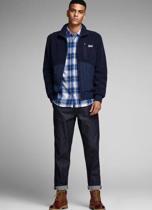 Cămașă cu mâneci lungi alb JACK & JONES bărbat