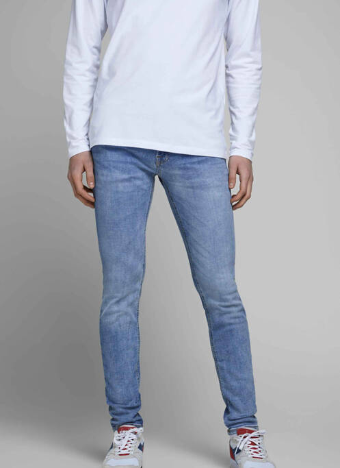 Blugi skinny albastru JACK & JONES bărbat