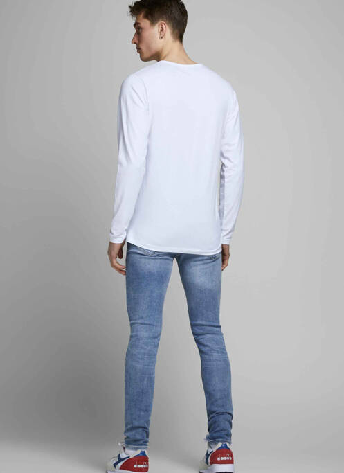 Blugi skinny albastru JACK & JONES bărbat