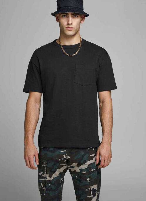 Tricou negru JACK & JONES bărbat