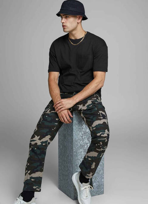 Tricou negru JACK & JONES bărbat