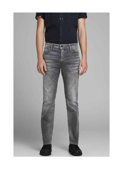 Blugi cu croială slim negru JACK & JONES bărbat